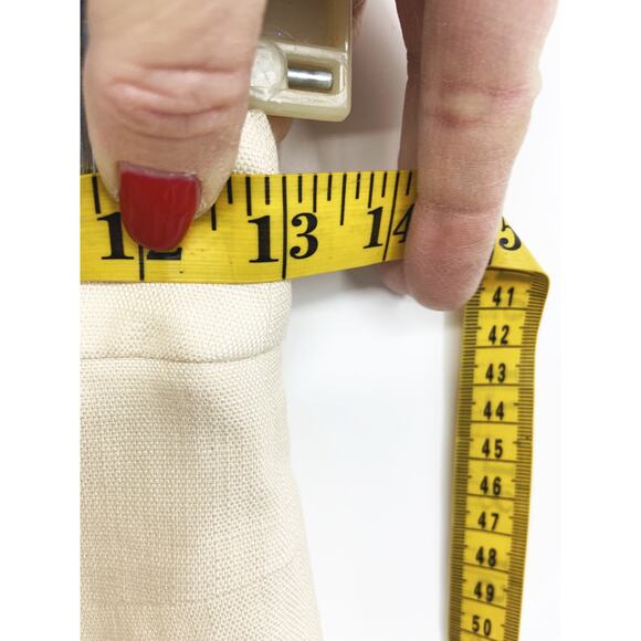 Massimo Dutti Cream Wide Leg Lined Technical Trousers Size 2 NWT - Picture 11 of 13